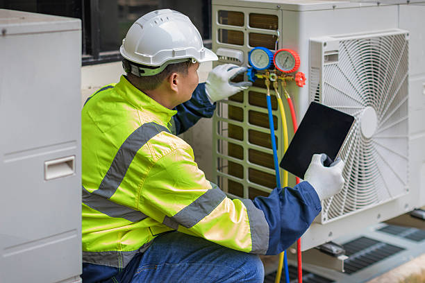 Professional Ac Installation technician working in Fall River, WI